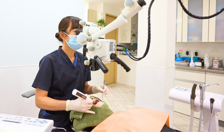 マイクロスコープによる「見える」治療|南栗橋歯科