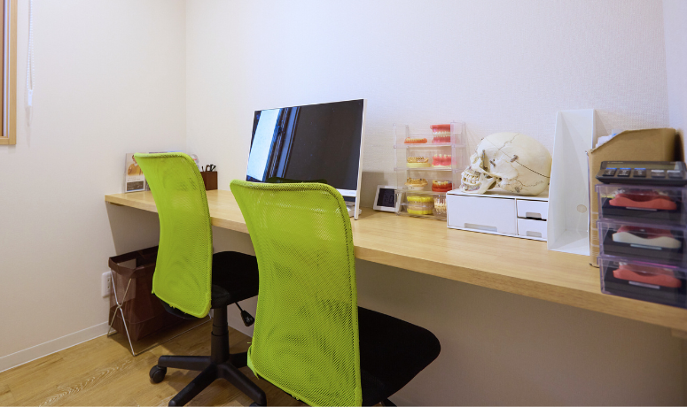 カウンセリングルーム｜南栗橋歯科